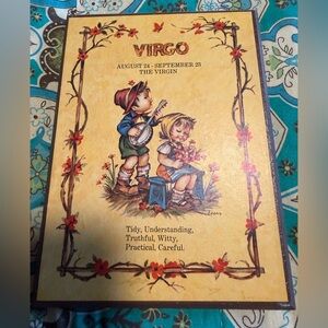 Vintage 1970s Hummel-style wall plaque